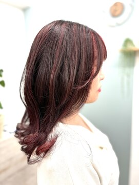 ヒマル 学芸大学(Himaru) バレイヤージュ/ピンク/エアタッチ