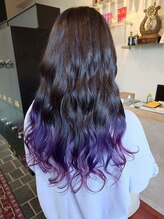 ディスコヘアー(DISCO HAIR) 裾カラー