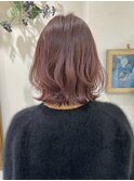 ボブルフ小顔に見せるヘアワンレン黒髪カタログ髪質改善福岡博多