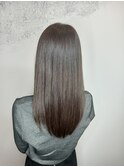 ラベンダーアッシュ×ストレート