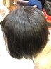 カット + オーガニックグレイカラー + プラチナムトリートメント　￥8470