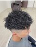 【メンズ】カット＋パーマ＋マイクロバブル￥12100