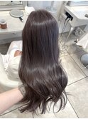 ラベンダーグレージュ/ブリーチなしカラー/レイヤーカット
