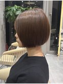 ミニウルフレイヤーカット顔周り前髪韓国ショートボブ/池袋