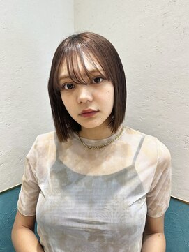 ロンド レグリーズ 立川(Lond leglise) ミニボブフェイスレイヤー顔周りカット前髪カット韓国ボブ/立川