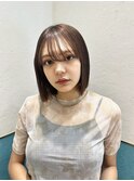 ミニボブフェイスレイヤー顔周りカット前髪カット韓国ボブ/立川