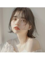 エヌプラスリタ 近鉄八尾(N+lita)&nbsp;くびれヘア/アプリコットオレンジ/ハイライト