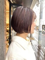 ローグ(Logue) 大人の艶ボブ×ラベンダーピンクで旬髪