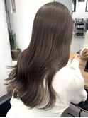 くびれヘア_アプリコットオレンジ_夏のヘアアレンジ