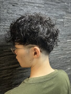 ヒロギンザ 青山店(HIRO GINZA) テーパーフェードスペインカール