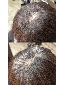 ディシェーレローブ(die Schere Lob) 根岸駅で叶う白髪ぼかしハイライト