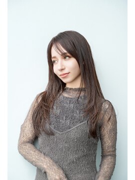 ロングストレート/モカグレージュ/平塚