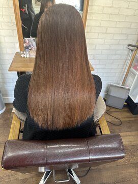 ライフ 星田店(Lyfe) 自然な縮毛矯正ストレートロング艶髪仕上げ_420