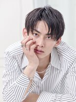 グレートギンザ(GREAT GINZA) ワンカールパーマ微分け韓国センターパート七三分け