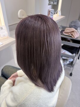 ルシエバイファブリック(Lucie by fabrique) 艶ラベンダーグレージュミディ