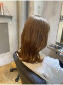 ブリーチ無し ミルクティーブラウン