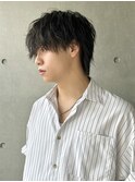 波巻きショートウルフ