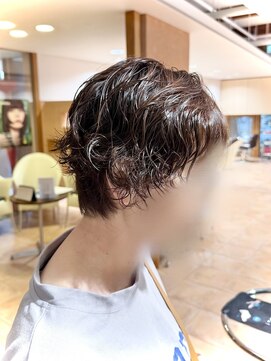 アルファサリダ(ALPHA SALIDA) マッシュウルフ/ショートパーマ/30代40代50代