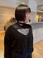 シーン バイ ラッド(SCENE by RAD)&nbsp;レイヤーで軽やかに顔まわり小顔ボブスタイルショート艶感