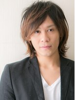 トニーアンドガイメン ホテル京阪仙台店(TONI&GUY MEN)&nbsp;無造作ハイトーンカラースーツ髪型かき上げ韓国風ウルフi仙台