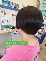アクアリッシュ ヘアー(Aqualish Hair) 刈り上げショートアシメ
