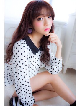 アンジュ ヘアー(Ange hair) ベイビーバングのアンニュイカールスタイル！！