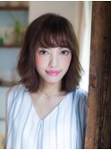 ☆ふんわりAラインミディでドライウェットボブ☆【博多駅】