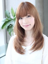 ジーナ(JINA) ●大人かわいい ニュアンス ワンカール ストレート 20代30代40代