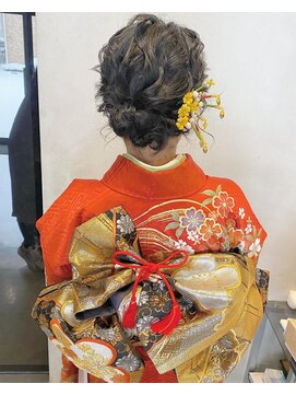 フィオーレ ヘアデザイン(FIORE hair design) 成人式/ボブ/ギブソンタック