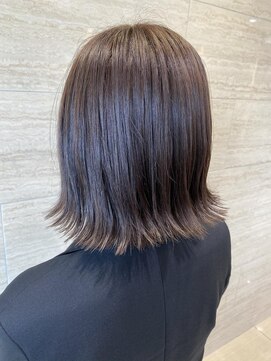 フェイス 大船(FACE) 初カラー/学割U24/切りっぱなしボブ/ナチュラルベージュ