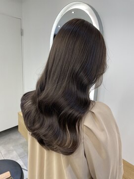 ジーナ 渋谷駅前(Zina) マロングレージュカラー×髪質改善サイエンスアクア