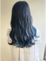 エル セルカ 高田馬場(el CERCA)&nbsp;アイスブルーインナーカラー【el CERCA高田馬場/新宿】