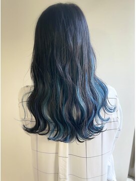 エル セルカ 高田馬場(el CERCA) アイスブルーインナーカラー【el CERCA高田馬場/新宿】