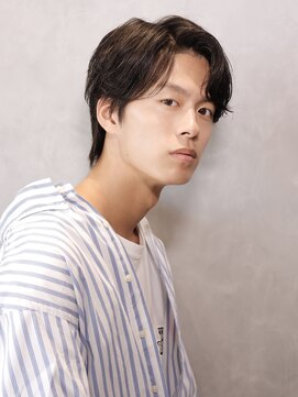 エムスラッシュ たまプラーザ(M.SLASH) メンズパーマ/センターパート/コンマバング/毛流れパーマ*