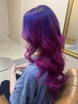 ニィ(2iee.)&nbsp;派手髪☆バイオレット×ピンクグラデーション