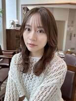 ジョエミバイアンアミ(joemi by Un ami)&nbsp;★イメチェン小顔似合わせカット斜めバンググレージュカラー