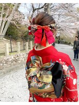 ナナホシ(NANAHOSI)&nbsp;振袖　ヘアメイク　着付