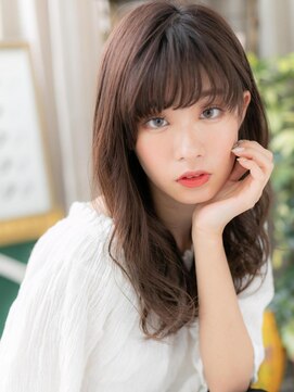 カバーヘア ブリス 上尾西口店(COVER HAIR bliss) ★ピンクベージュ耳かけくせ毛風ゆるふわロング20代30代40代★9