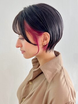 アイティーバイアルバム 藤沢店(IT by ALBUM) イヤリングショート_マチルダボブピンクベージュ_ba464581