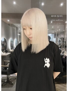 ジーナ 福岡天神(Zina) 韓国/髪質改善/ブリーチ/ダブルカラー/インナーカラー/縮毛矯正