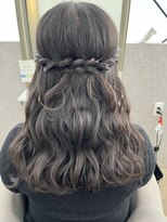 キープス(Keeps) シンプルハーフアップ