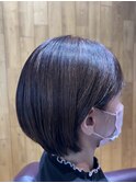髪質改善トリートメント+耳掛けショートボブ