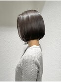 グレージュカラー/髪質改善/ボブ/ショートボブ[恵比寿駅]