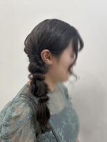 ラビス クローバー(Lovis clover)&nbsp;『ゆうあ』サイドの編みおろし♪♪【熊谷/ヘアセット】