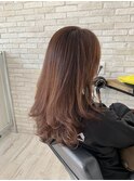 グレージュ×レイヤー