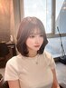 カット+前髪顔回り縮毛矯正(3stepトリートメント+￥2000)#韓国#レイヤー