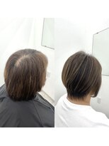 シロ&nbsp;白髪ぼかしハイライトカラー