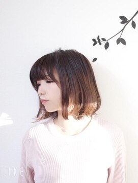 スーリール 伊都店(Sourire) ボブ　重め