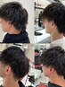 《服部指名限定》男前セット！カット+デザインパーマ+トリートメント