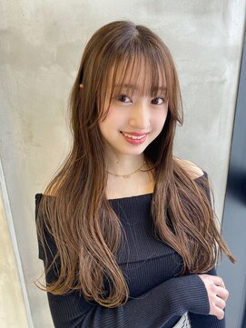 ロンドルーチェ 心斎橋(Lond luce) 大人ガーリー×ミディアムレイヤーカット【心斎橋/髪質改善】